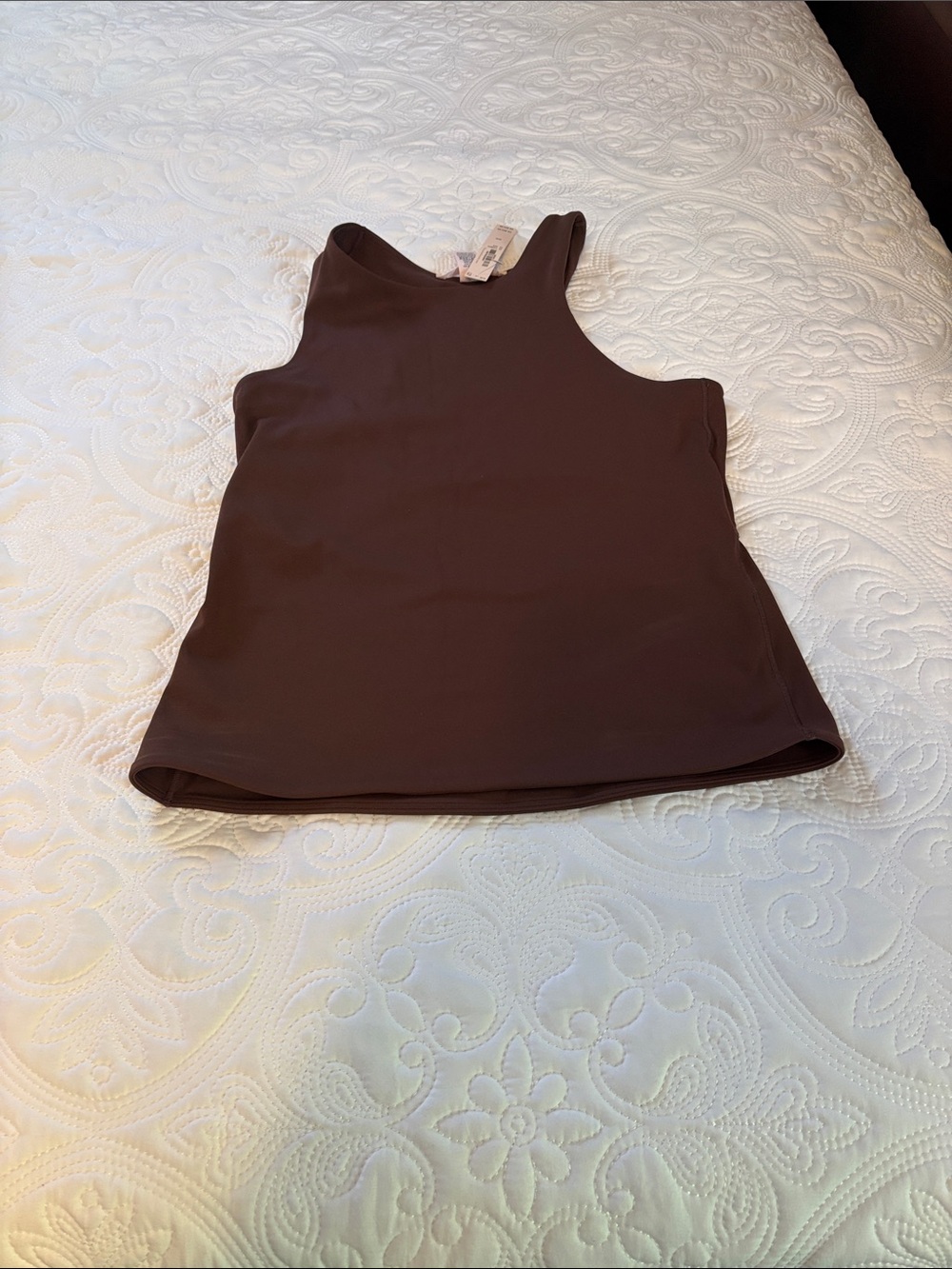 Victoria's Secret Chocolate Brown High Neck Tank